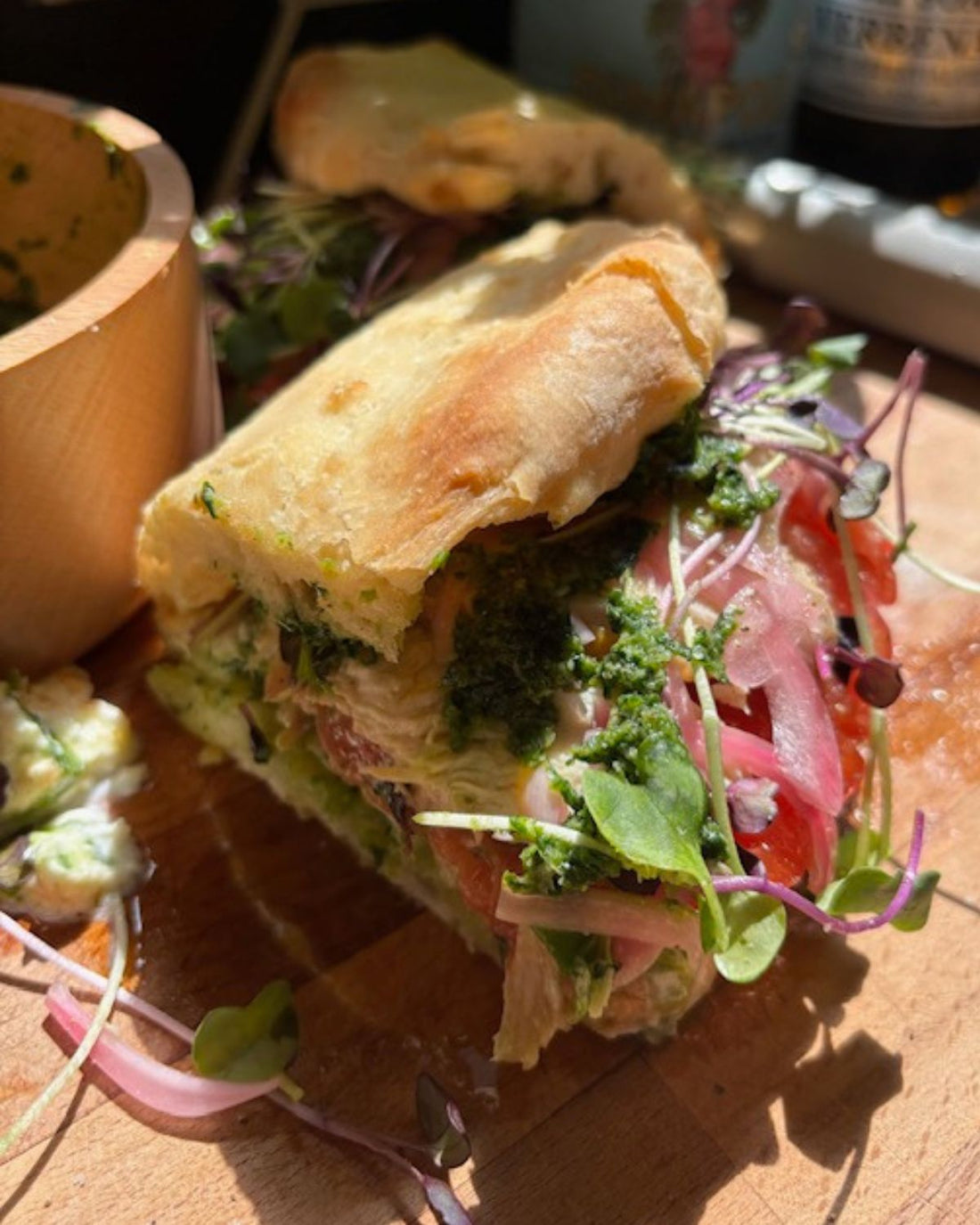 Tomato Tomatoe’s Panuozzo Sandwich
