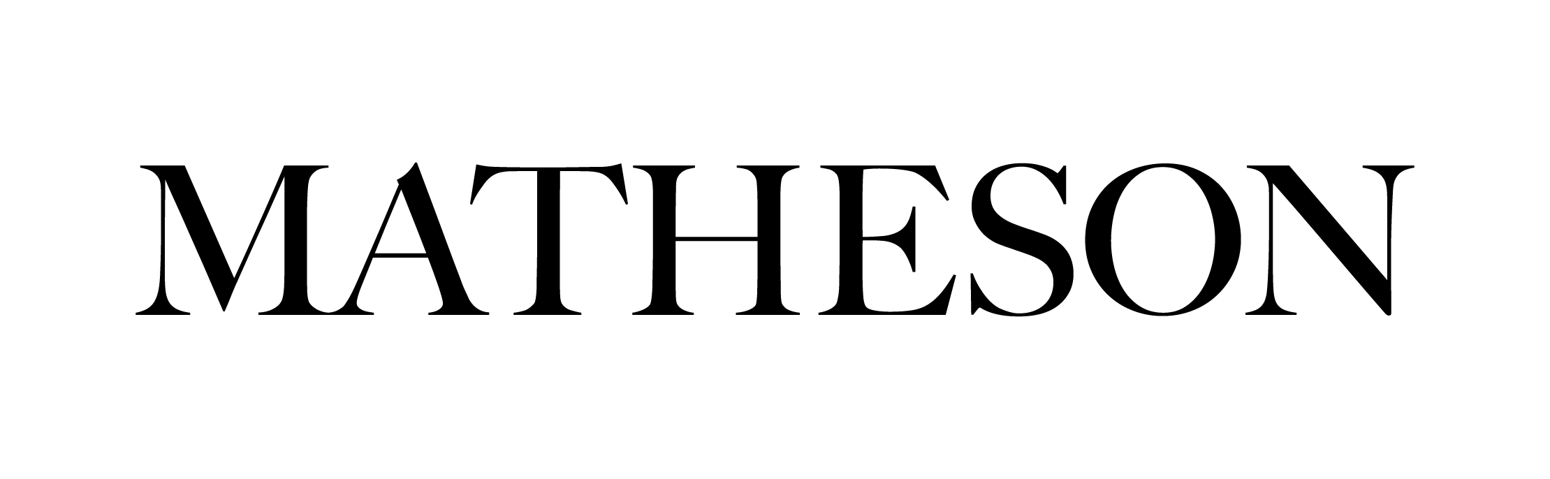 Matheson logo in black